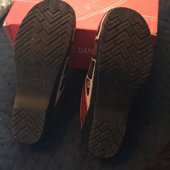 Sanita hand painted leopard, open back clog - Picture 4 of 8